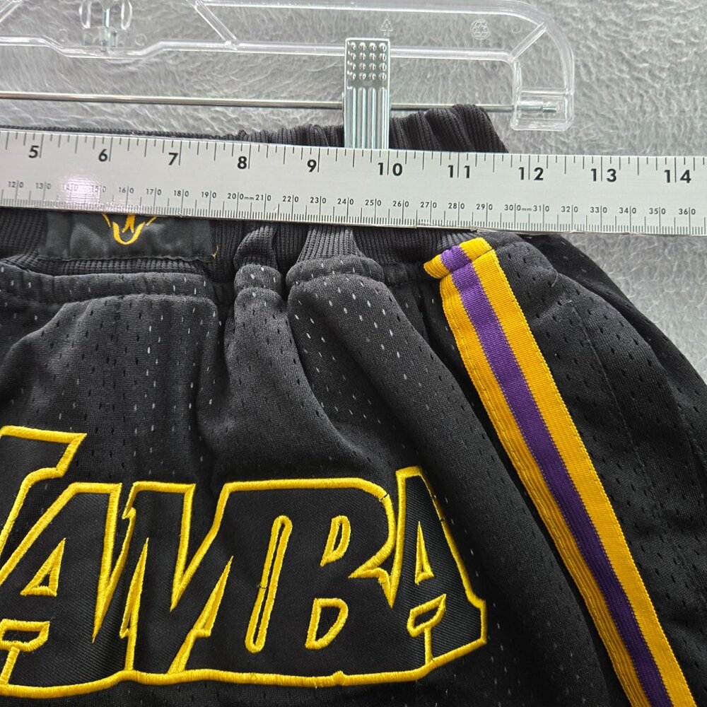 Los Angeles Lakers Women Shorts S Just Don‎ Black Mamba Kobe Bryant 8 24 READ - Picture 2 of 13